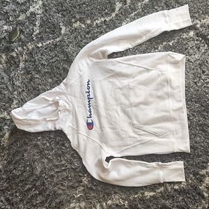 Champion Classic White Pullover Hoodie